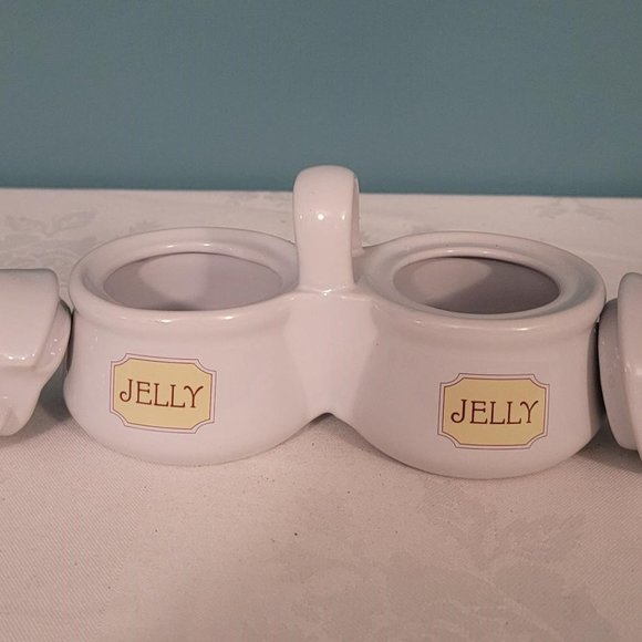 Glass Jelly Condiment Container - Picture 2 of 5